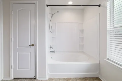 a view of a room with shelf