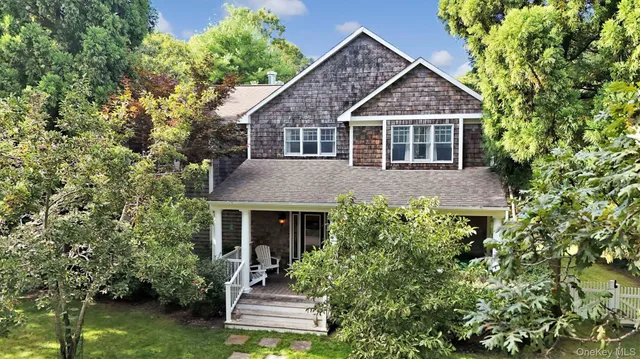 a house view with a garden space