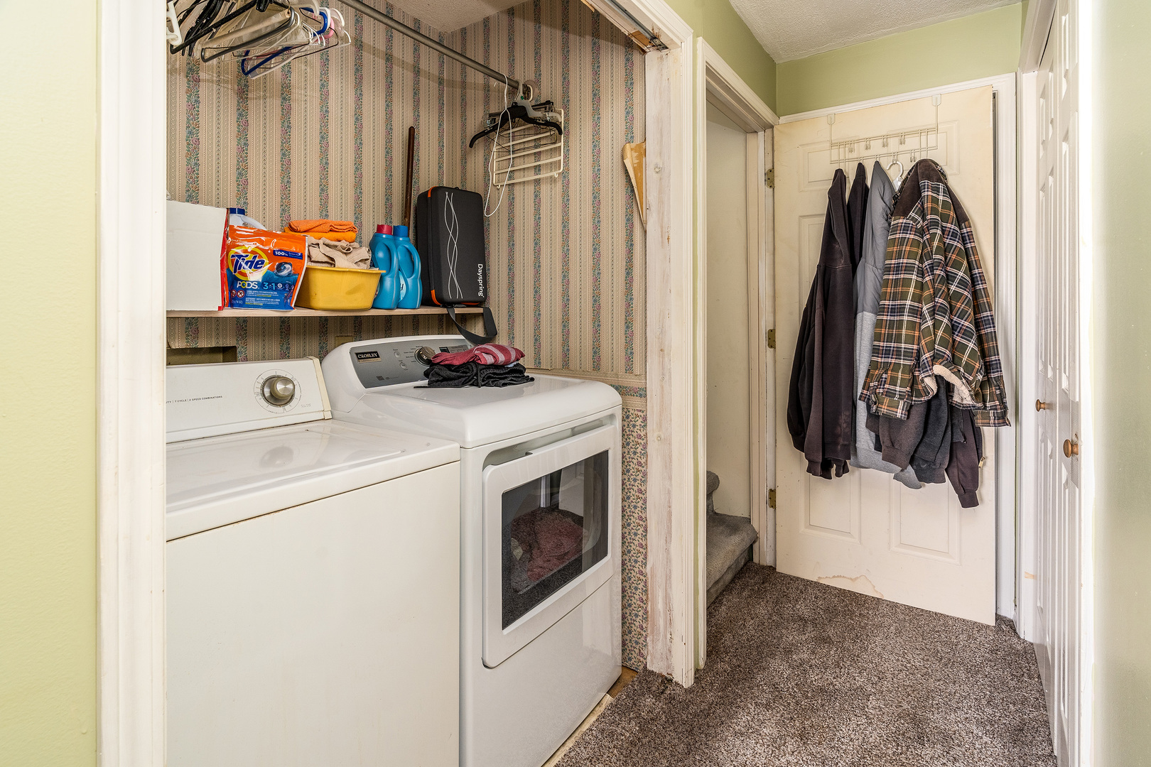 202 South Ervin Street Pittsburg, IL 62974 - Photo 19 of 42 a utility room with dryer and washer