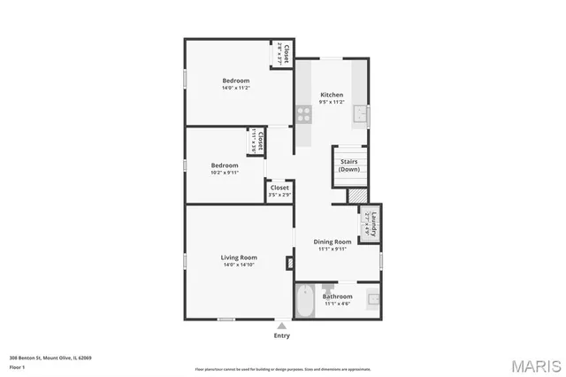 $50,000 | 308 East Benton Street, Mount Olive, IL 62069
