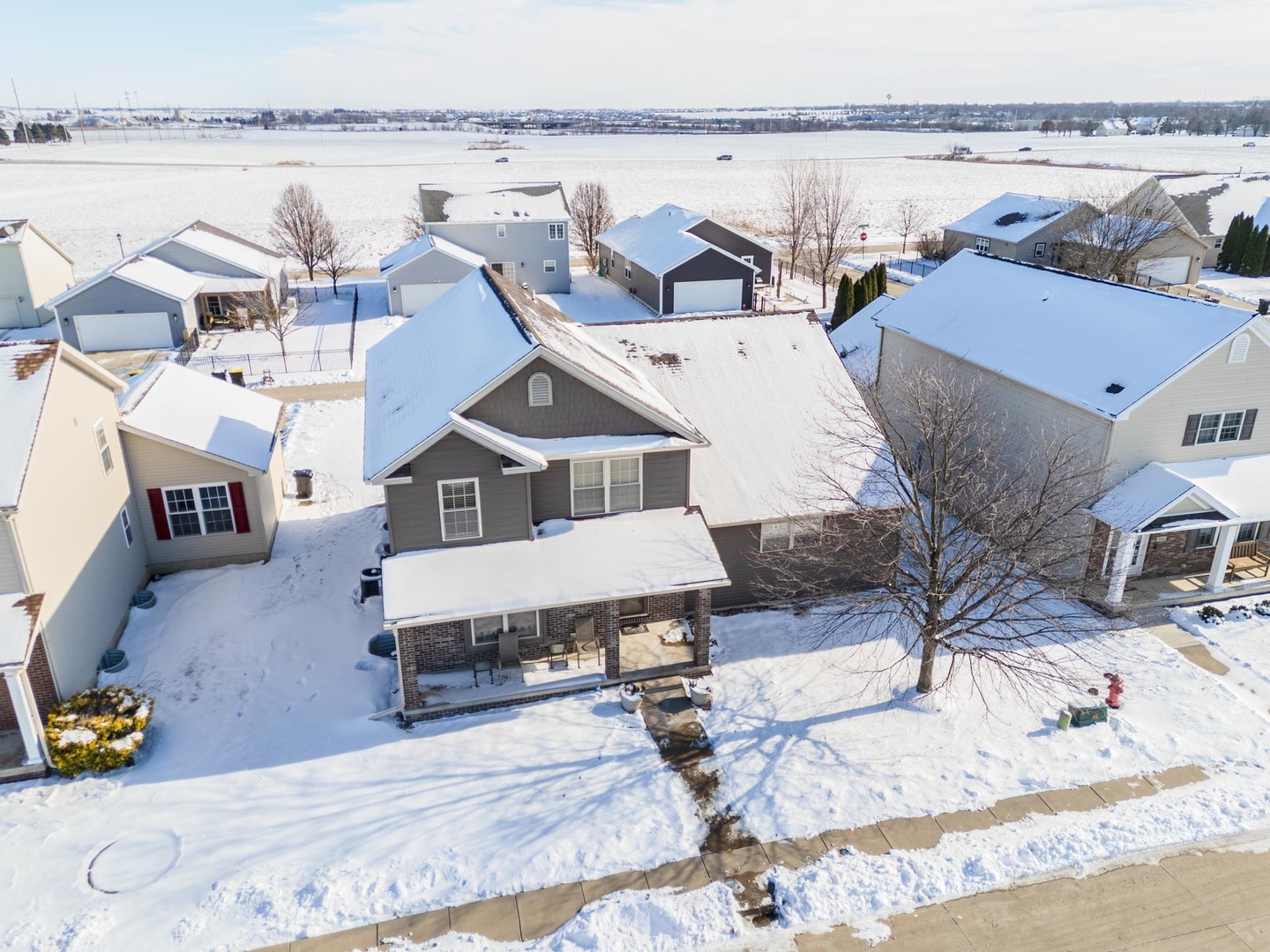 1646 Belclare Road Normal, IL 61761 - Photo 3 of 50 an aerial view of houses with outdoor space
