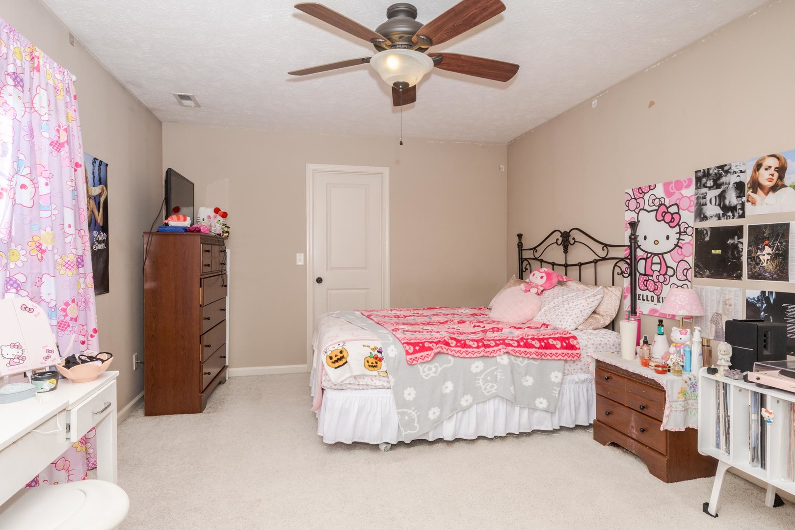 1646 Belclare Road Normal, IL 61761 - Photo 35 of 50 a bedroom with a bed and a chandelier