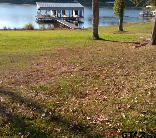 a view of an ocean and a mountain