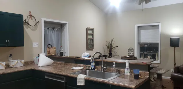 a view of a workspace with a window