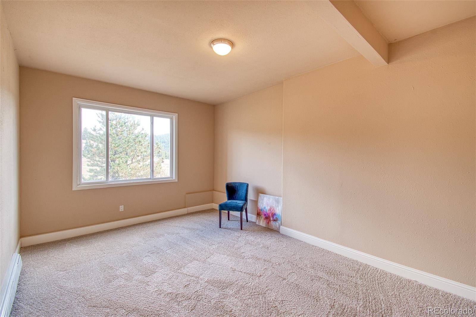 416 Conestoga Road Bailey, CO 80421 - Photo 26 of 40 an empty room with furniture and windows