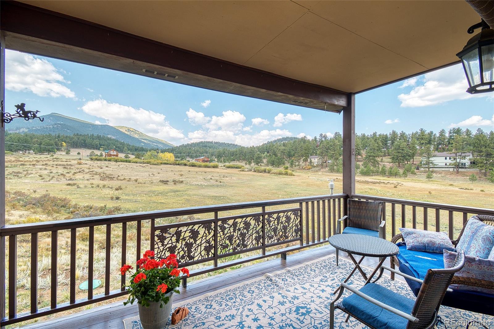 416 Conestoga Road Bailey, CO 80421 - Photo 9 of 40 a view of a city from a balcony