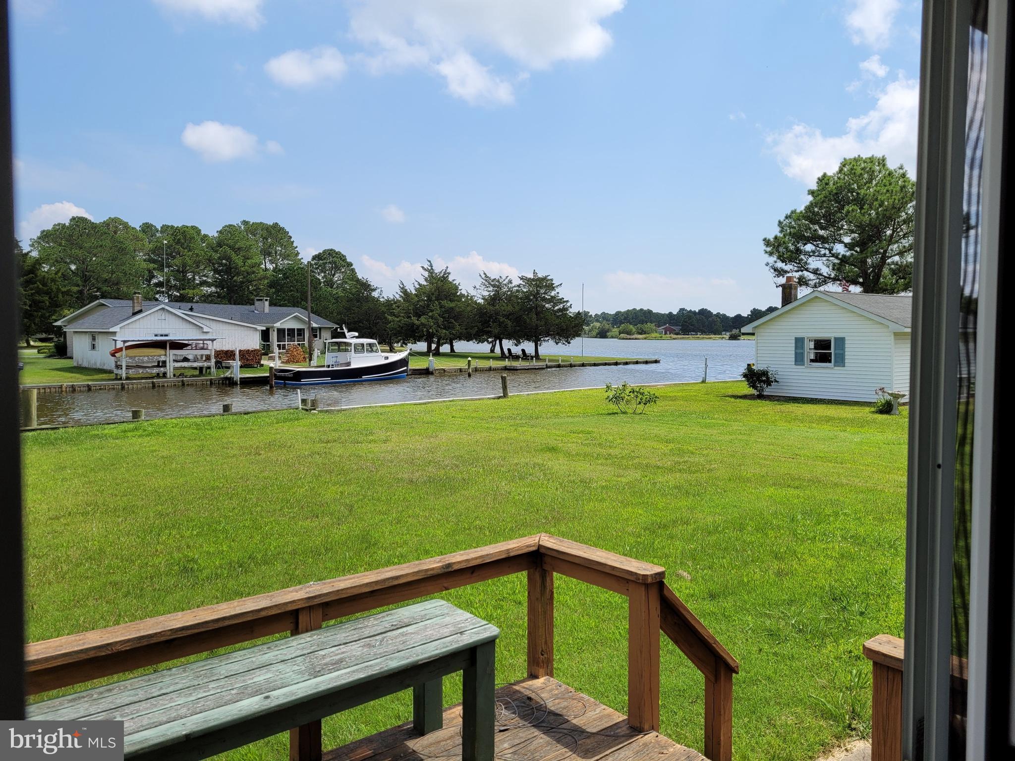 5195 Debra Road Marion Station, MD 21838 - Photo 10 of 32 Deck view of Jones Creek