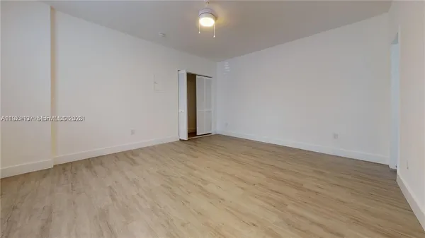 wooden floor in a room