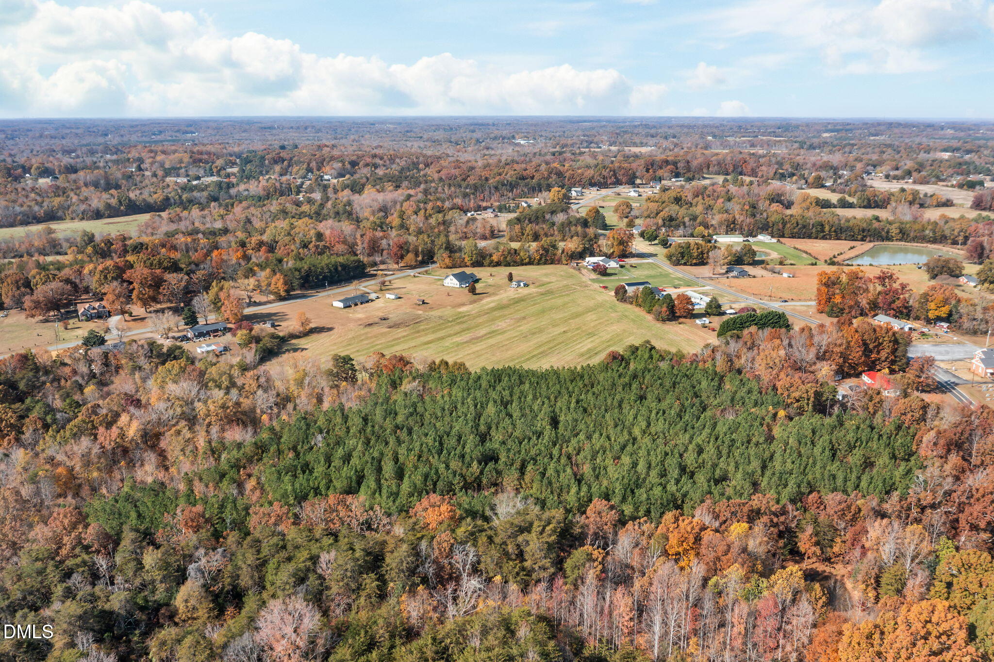 1434 Bethel Methodist Church Road Burlington, NC 27217 - Photo 9 of 12 an aerial view of residential houses with city view