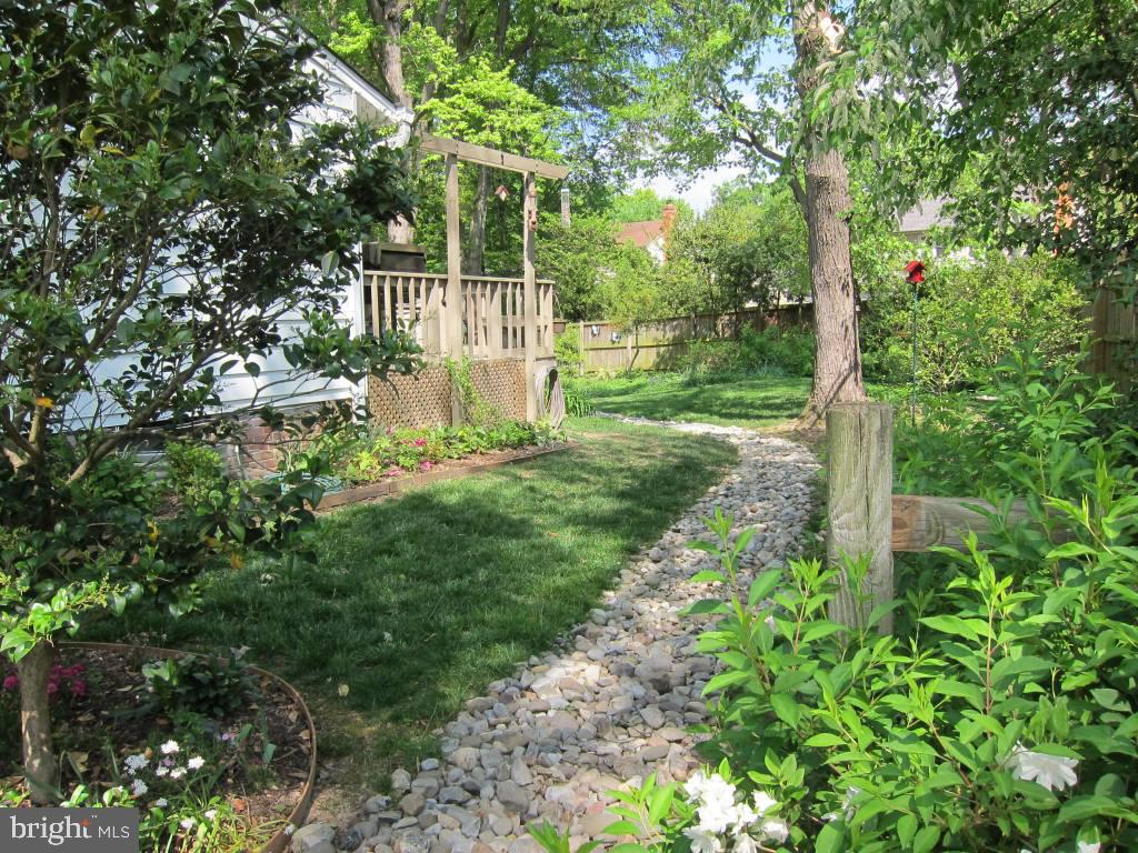 8225 Crown Court Road Alexandria, VA 22308 - Photo 38 of 57 Side yard off deck