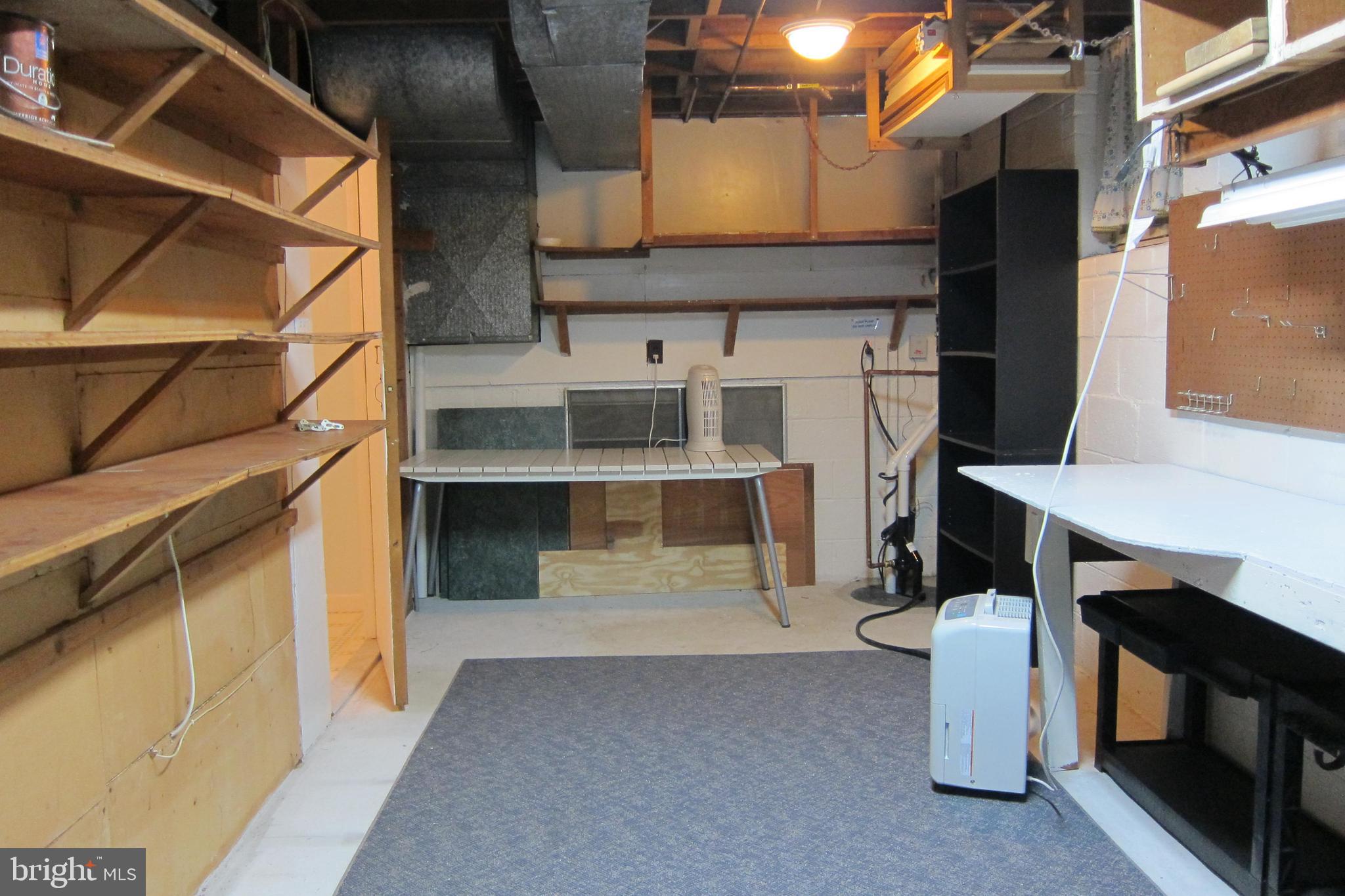 8225 Crown Court Road Alexandria, VA 22308 - Photo 54 of 57 Lower level workshop with extra storage