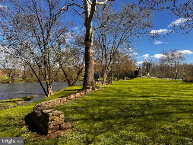 a big yard with lots of green space