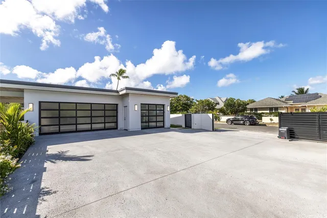 a view of a house with a patio