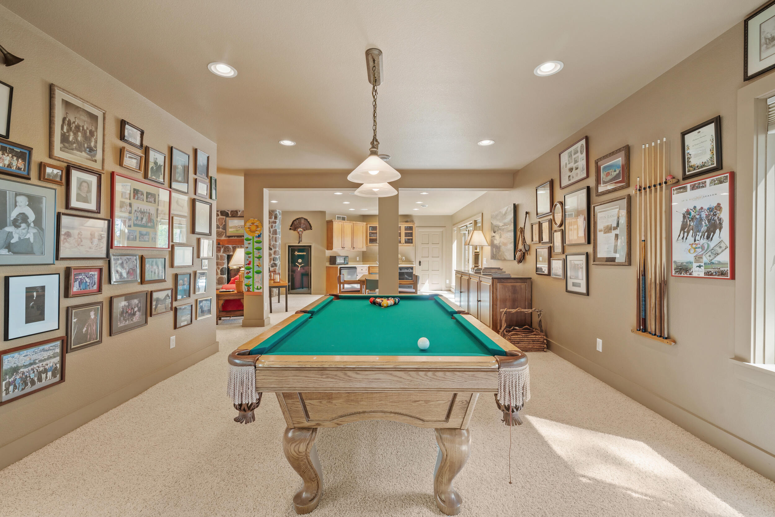 N7951 Lakeside Park Road Rhine, WI 53020 - Photo 43 of 74 Pool room with pool table included