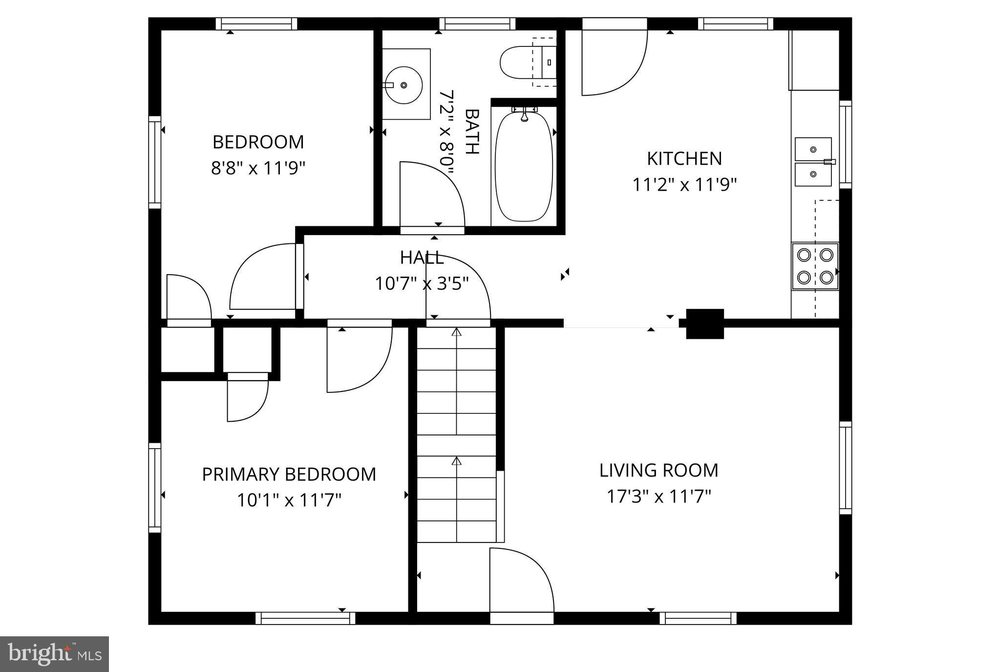 14535 Long Branch Road Woodford, VA 22580 - Photo 35 of 36 MAIN LEVEL FLOOR PLAN