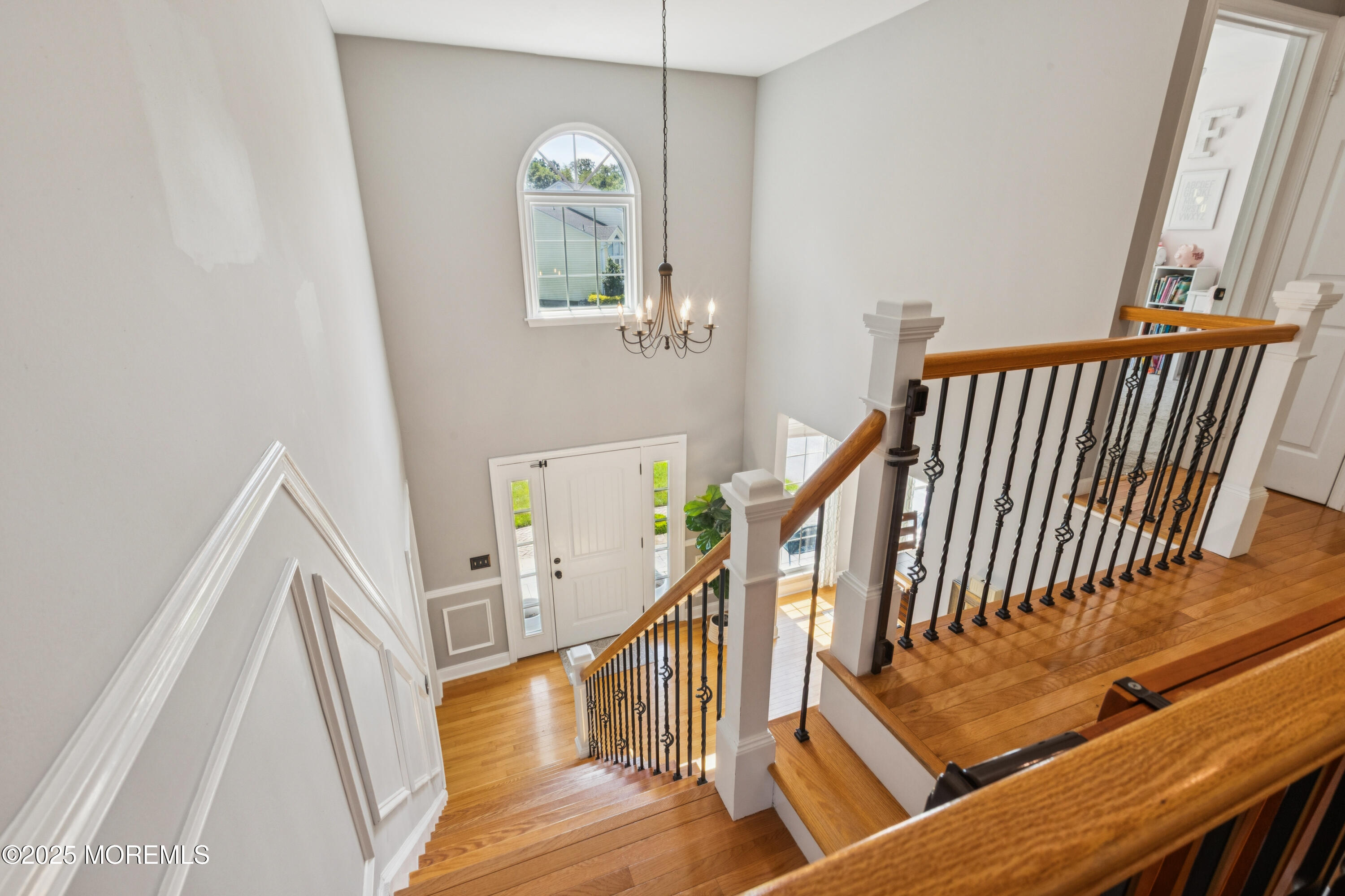 43 Sweet Gum Road Howell, NJ 07731 - Photo 23 of 48 a view of staircase with railing and wooden floor