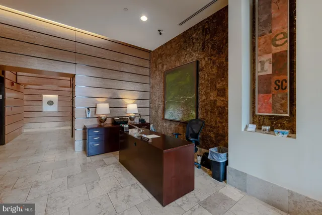 a view of a pathway of a building