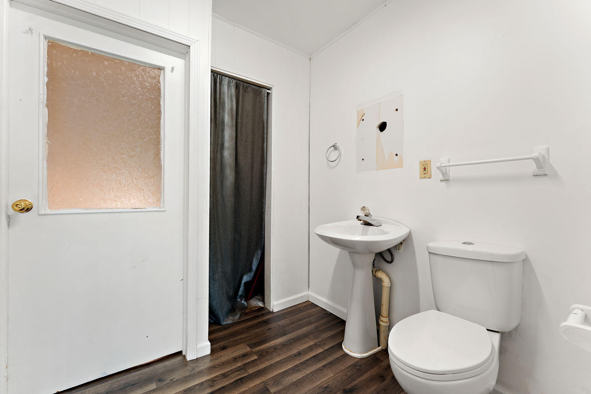 2201 Ade Avenue Valparaiso, IN 46383 - Photo 17 of 20 a bathroom with a sink a toilet and shower