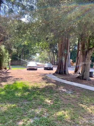 a view of yard with tree