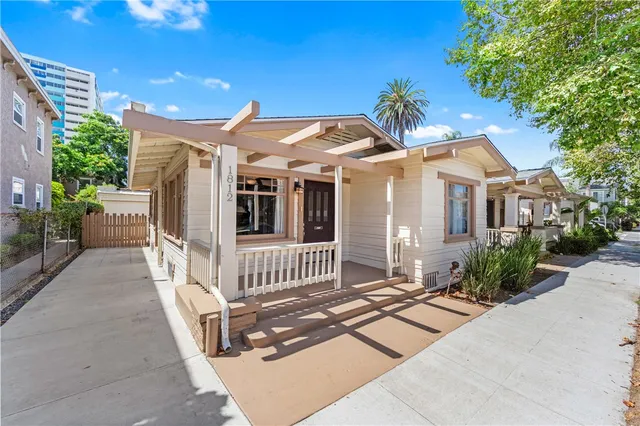 a view of a house with a park