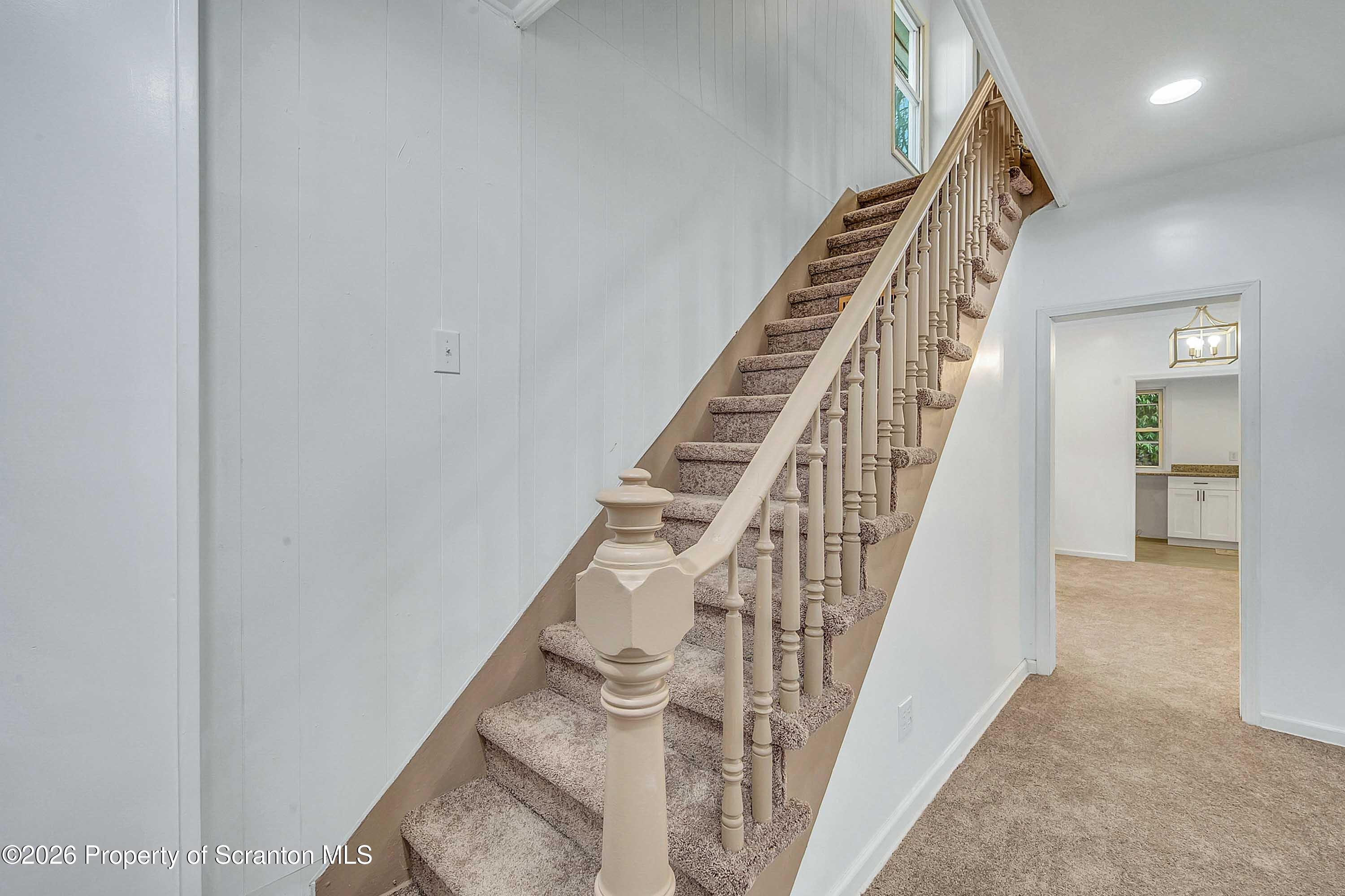 602 Main Street Archbald, PA 18403 - Photo 15 of 26 a view of an entryway with staircase