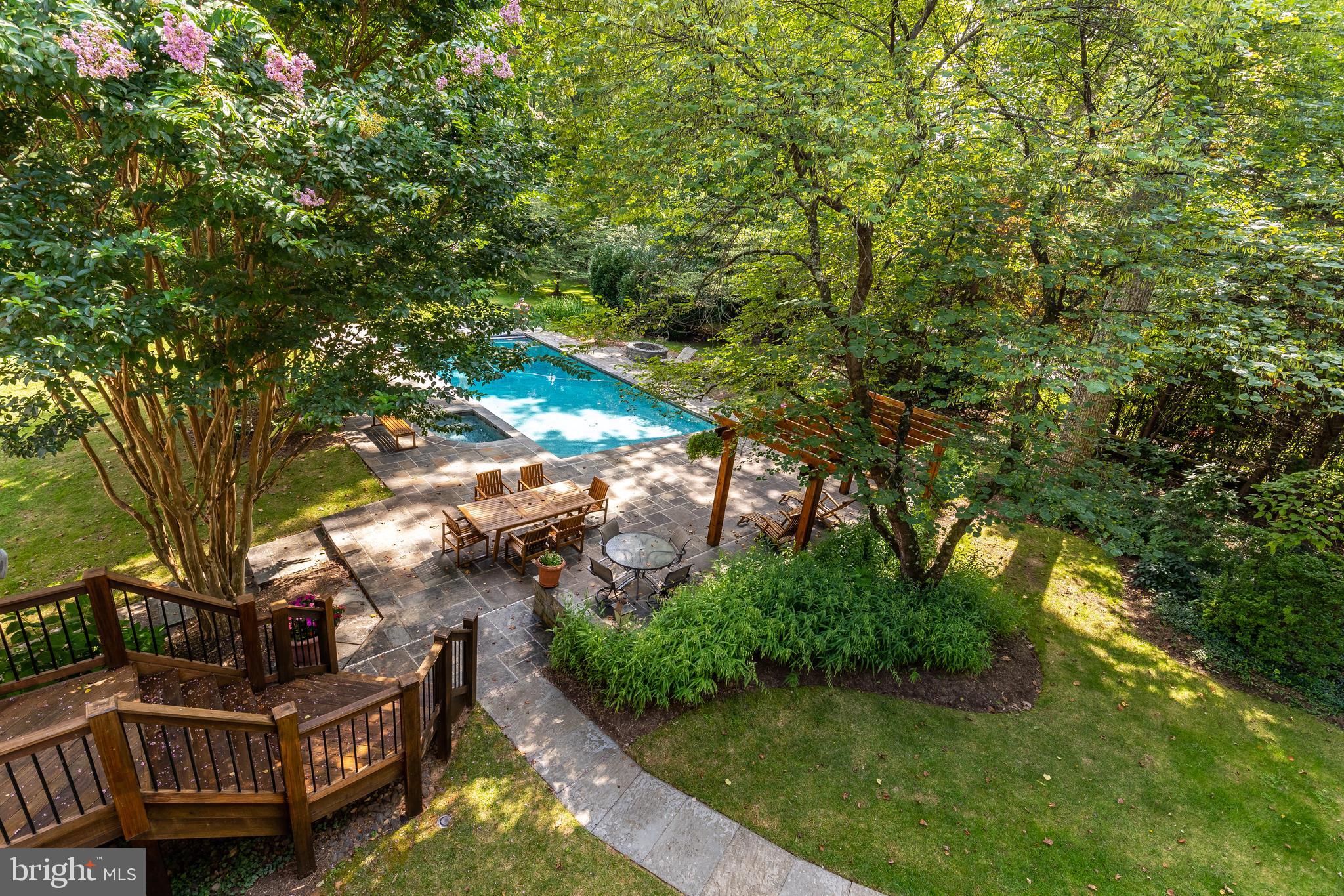 9129 Persimmon Tree Road Potomac, MD 20854 - Photo 36 of 51 View From Upper Level