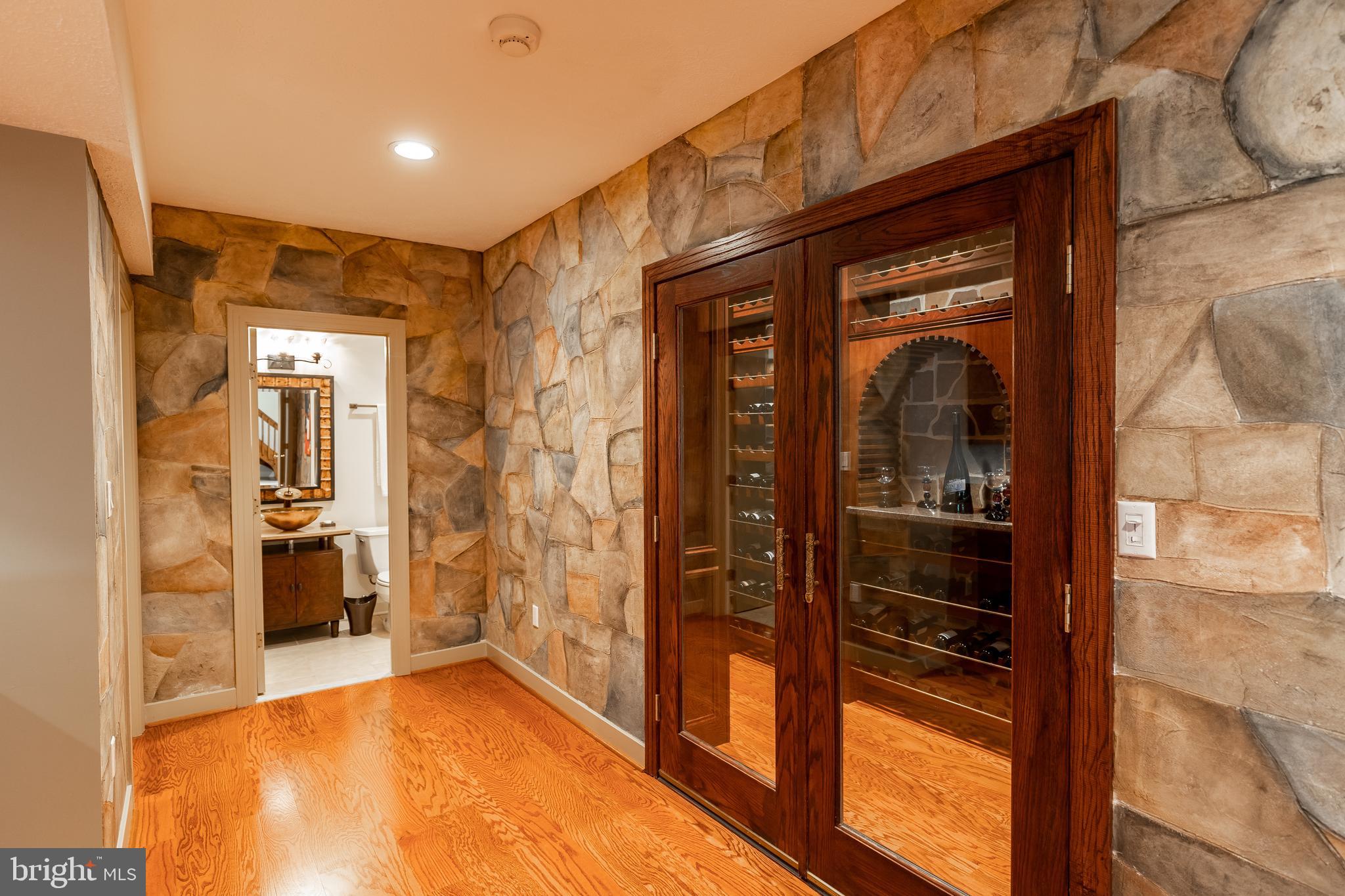 9129 Persimmon Tree Road Potomac, MD 20854 - Photo 40 of 51 Temperature Controlled Wine Cellar