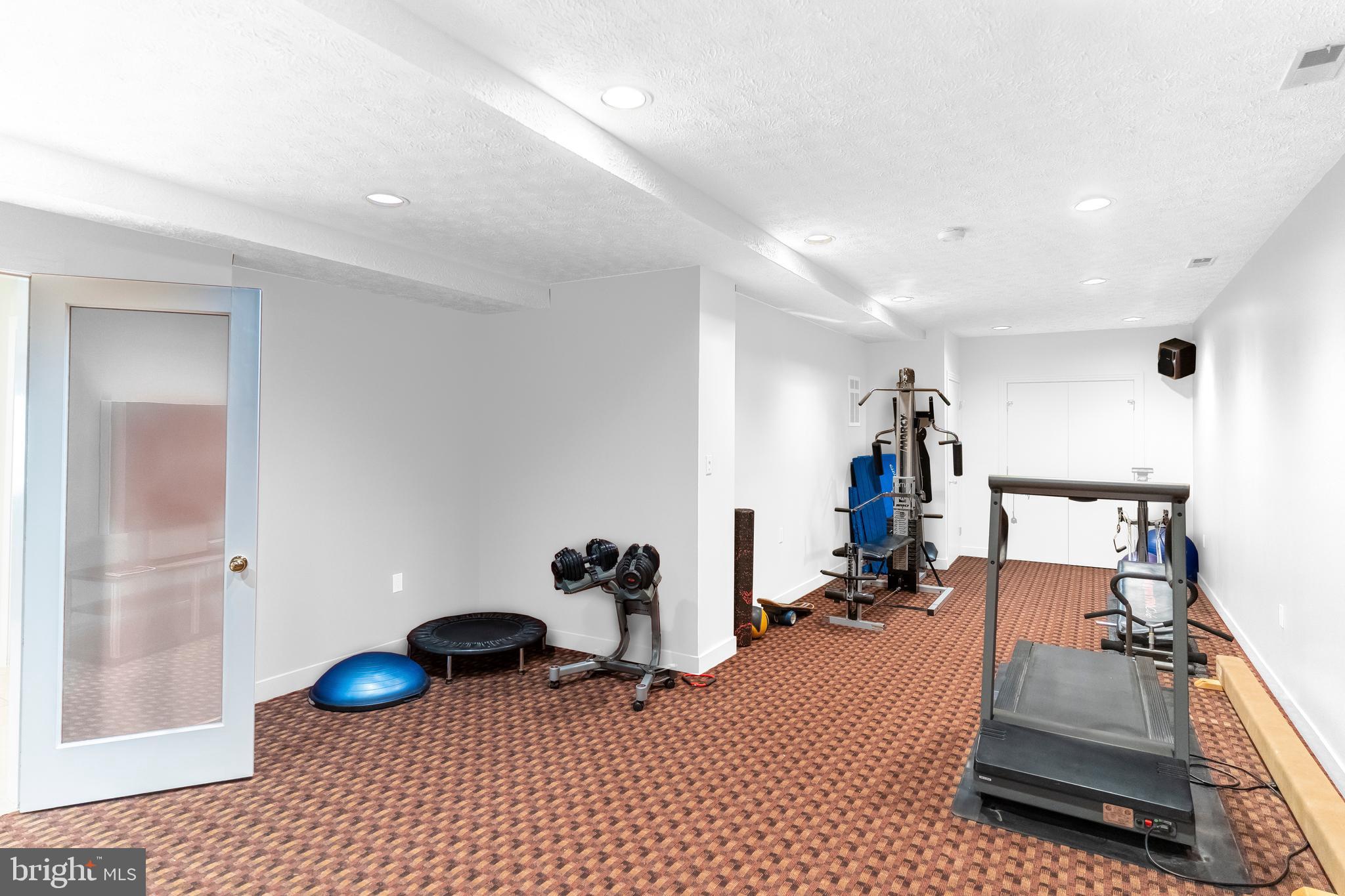 9129 Persimmon Tree Road Potomac, MD 20854 - Photo 43 of 51 Rendering of Exercise Room in White