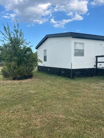 a backyard of a house