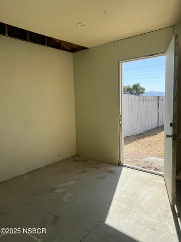 a view of an empty room