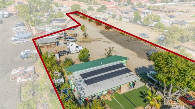 a view of swimming pool with a yard