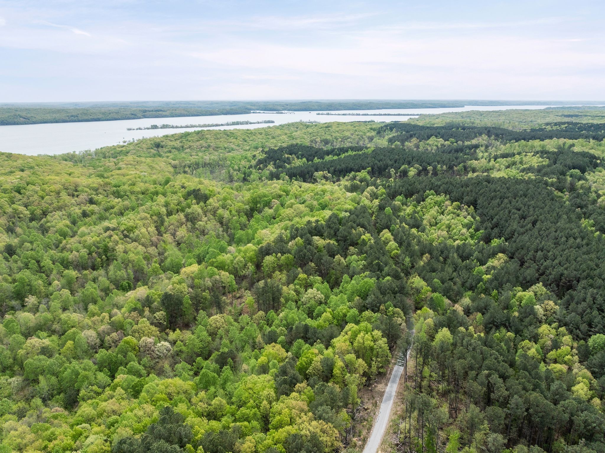 0 Sandys Camp Road Big Sandy, TN 38221 - Photo 26 of 59 an aerial view of residential houses with outdoor space and trees
