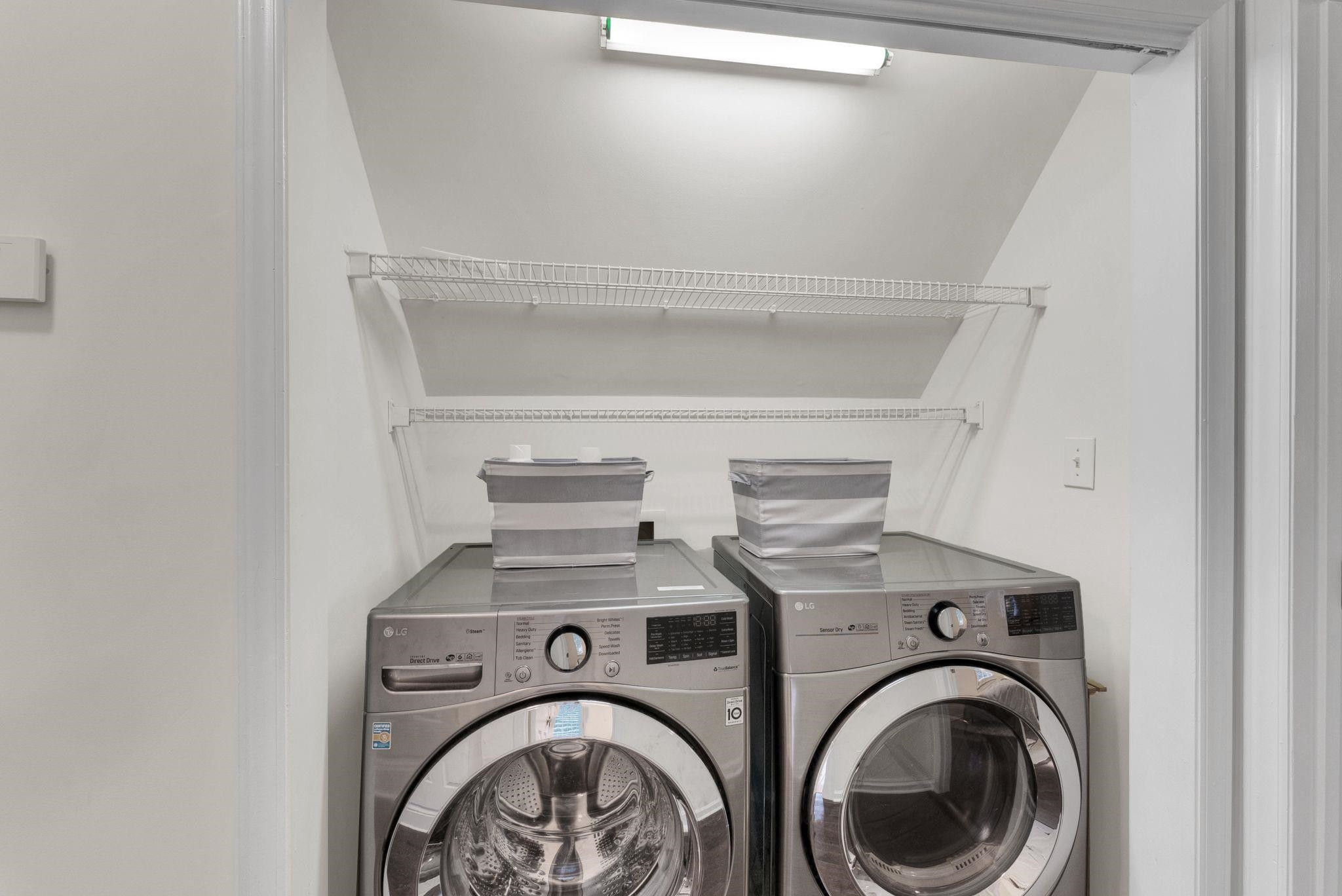 1004 Pearson Farms Road Apex, NC 27502 - Photo 23 of 27 Located outside the bedrooms on the second floor. Laundry