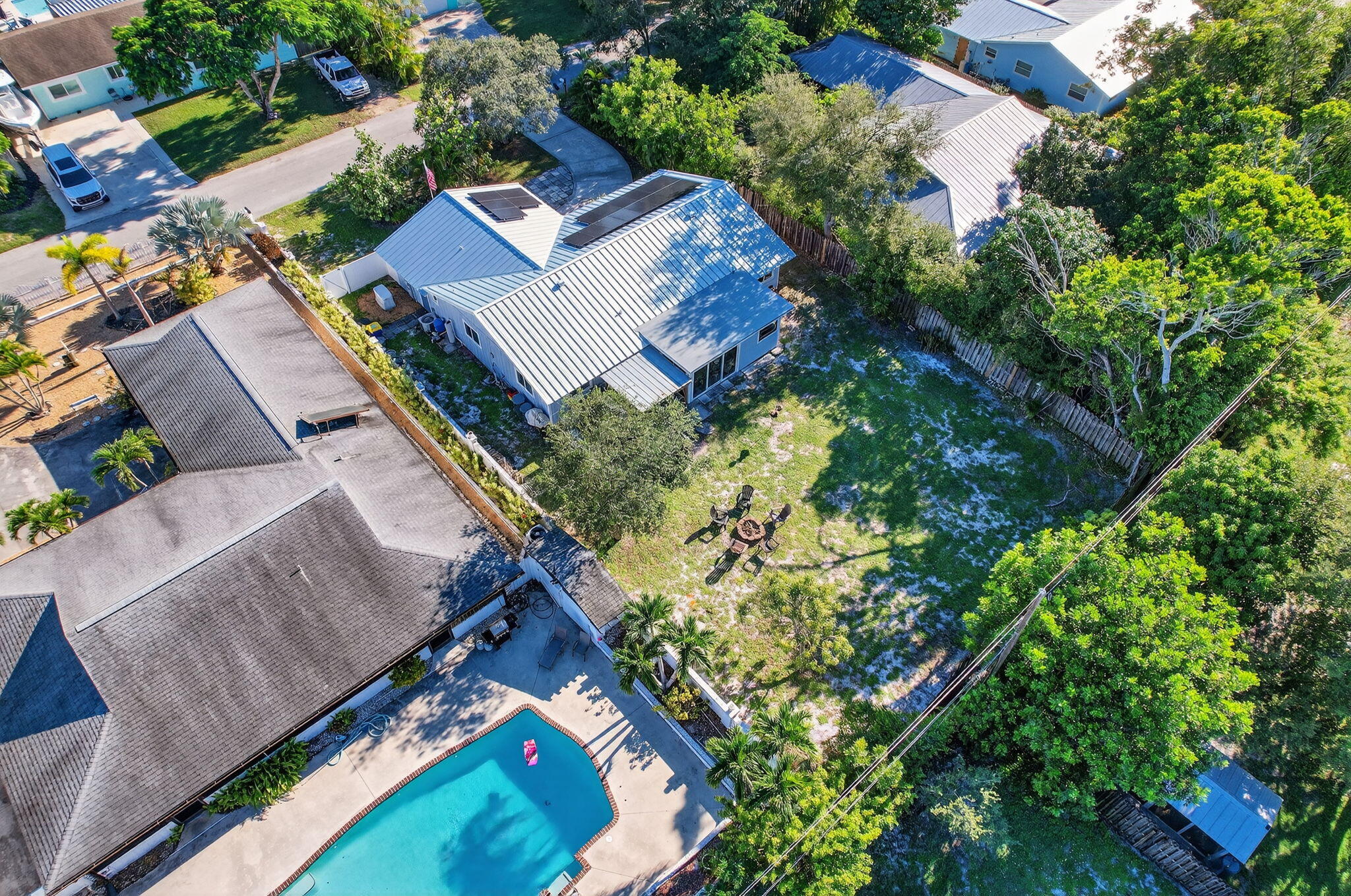 5095 Southeast Manatee Terrace Stuart, FL 34997 - Photo 52 of 58 Aerial of Home back