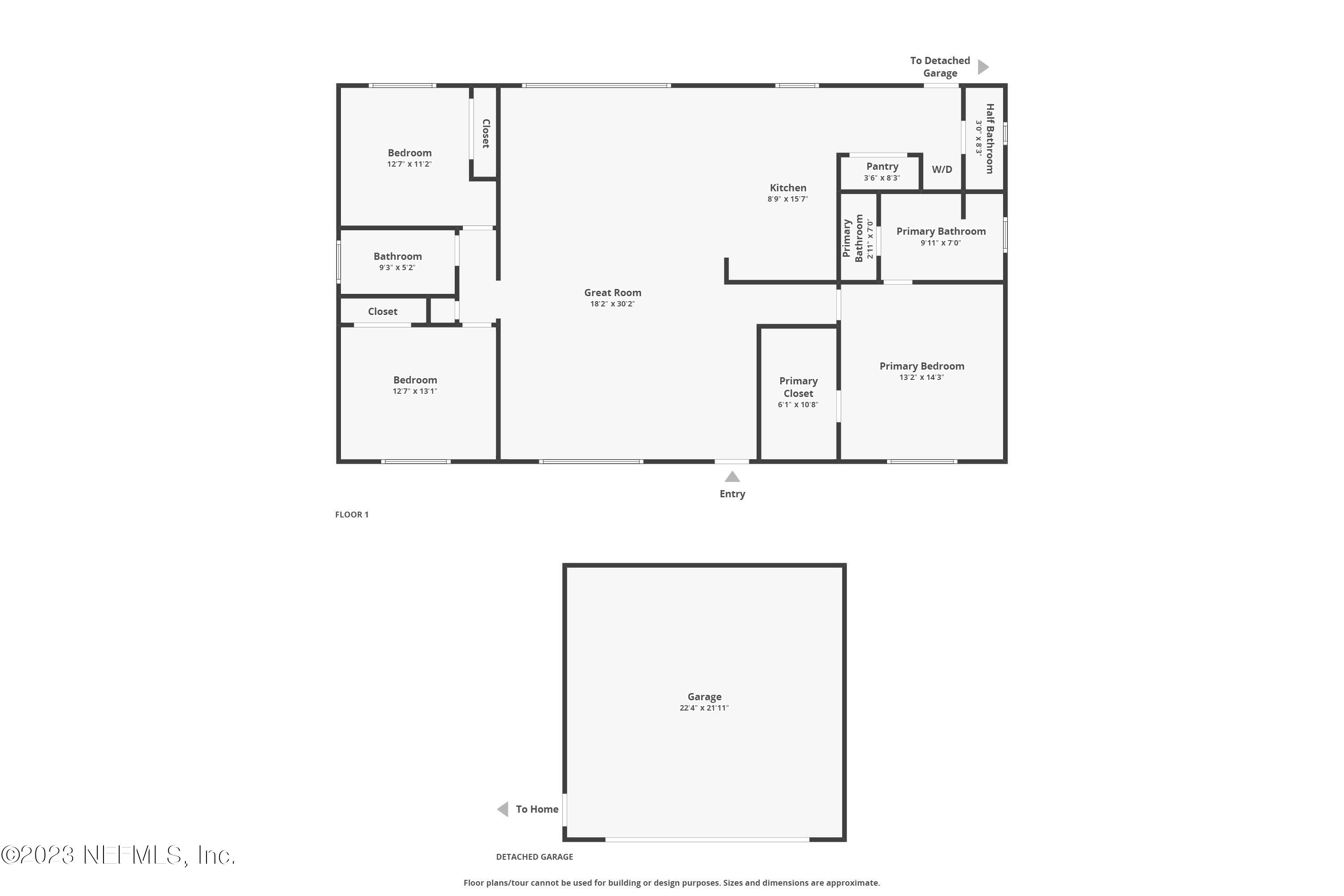 86277 Peeples Road Yulee, FL 32097 - Photo 36 of 36 a picture of a floor plan