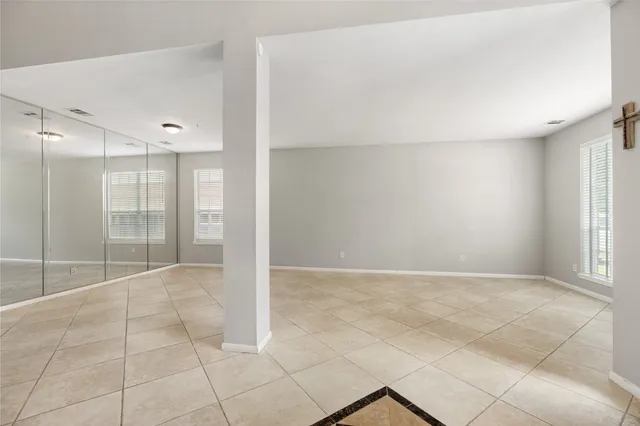 a view of an empty room