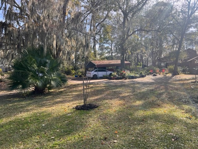 96735 Blackrock Road Yulee, FL 32097 - Photo 15 of 46 a backyard of a house with a tree