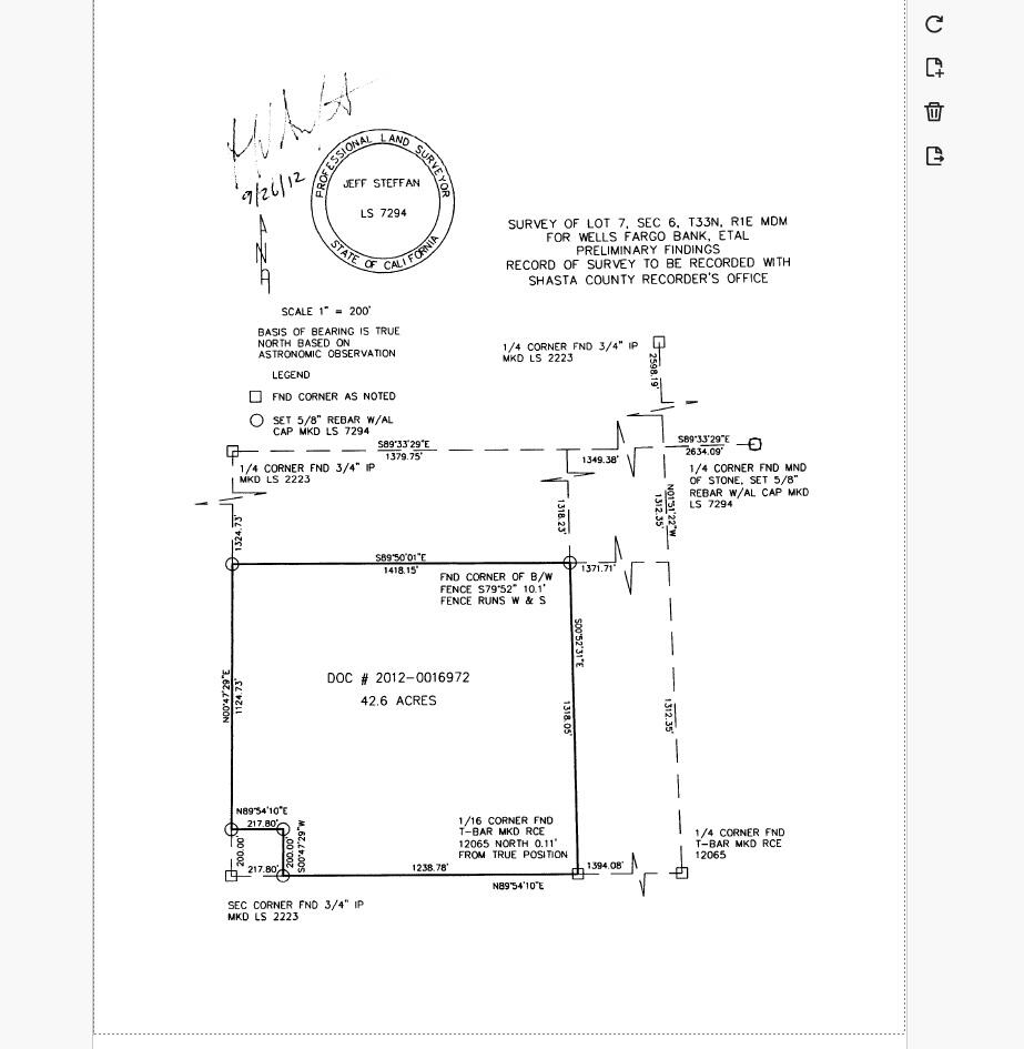 30425 Frontier Road Oak Run, CA 96069 - Photo 35 of 35 Survey Map