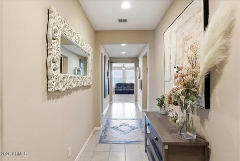 a house view with a garden space