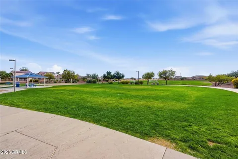 a view of a street with a building