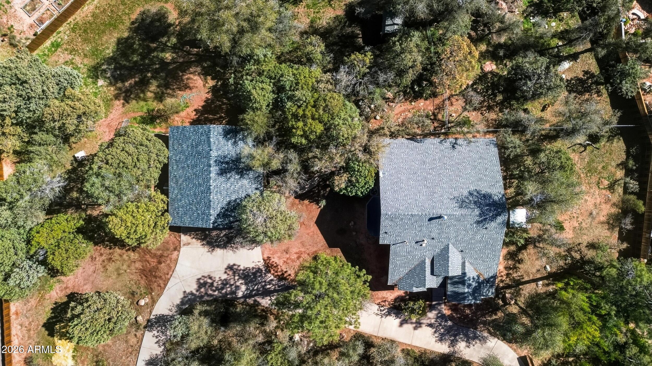 1101 North McLane Road Payson, AZ 85541 - Photo 47 of 65 an aerial view of a house with a yard