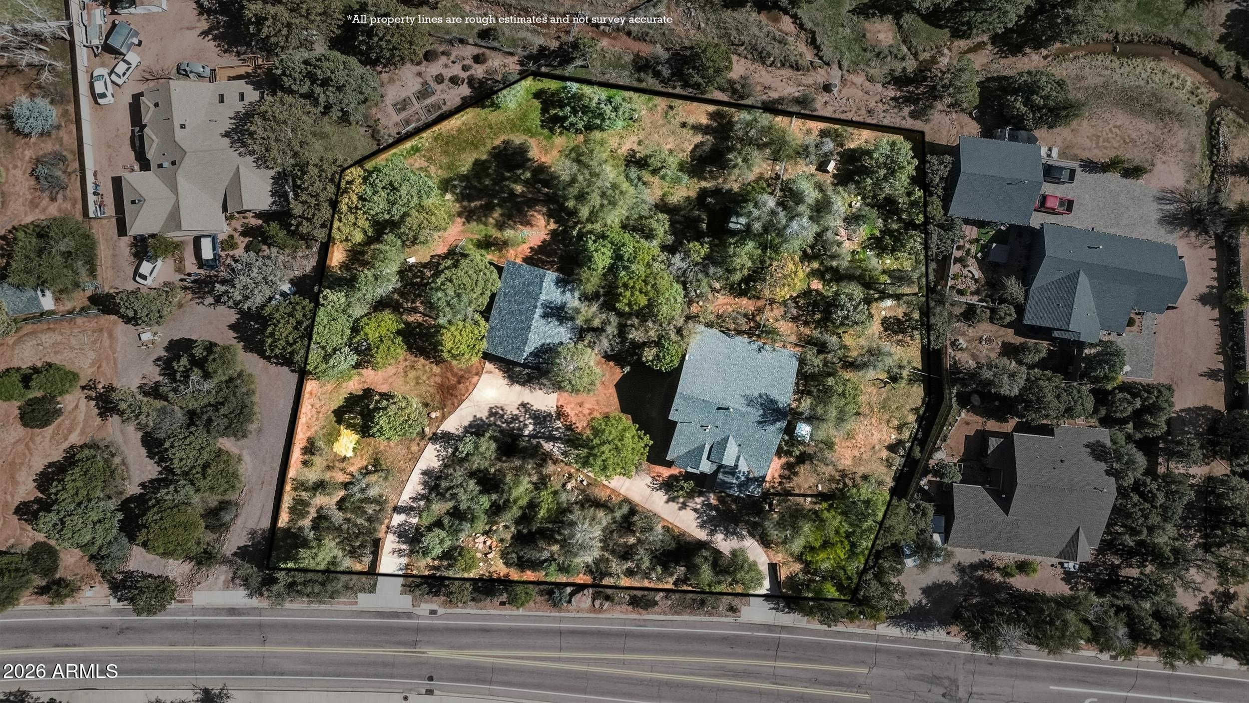 1101 North McLane Road Payson, AZ 85541 - Photo 4 of 65 an aerial view of residential houses with outdoor space