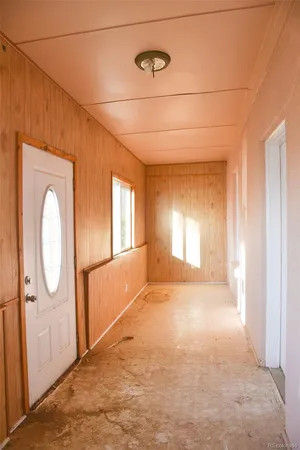 a view of a room with window