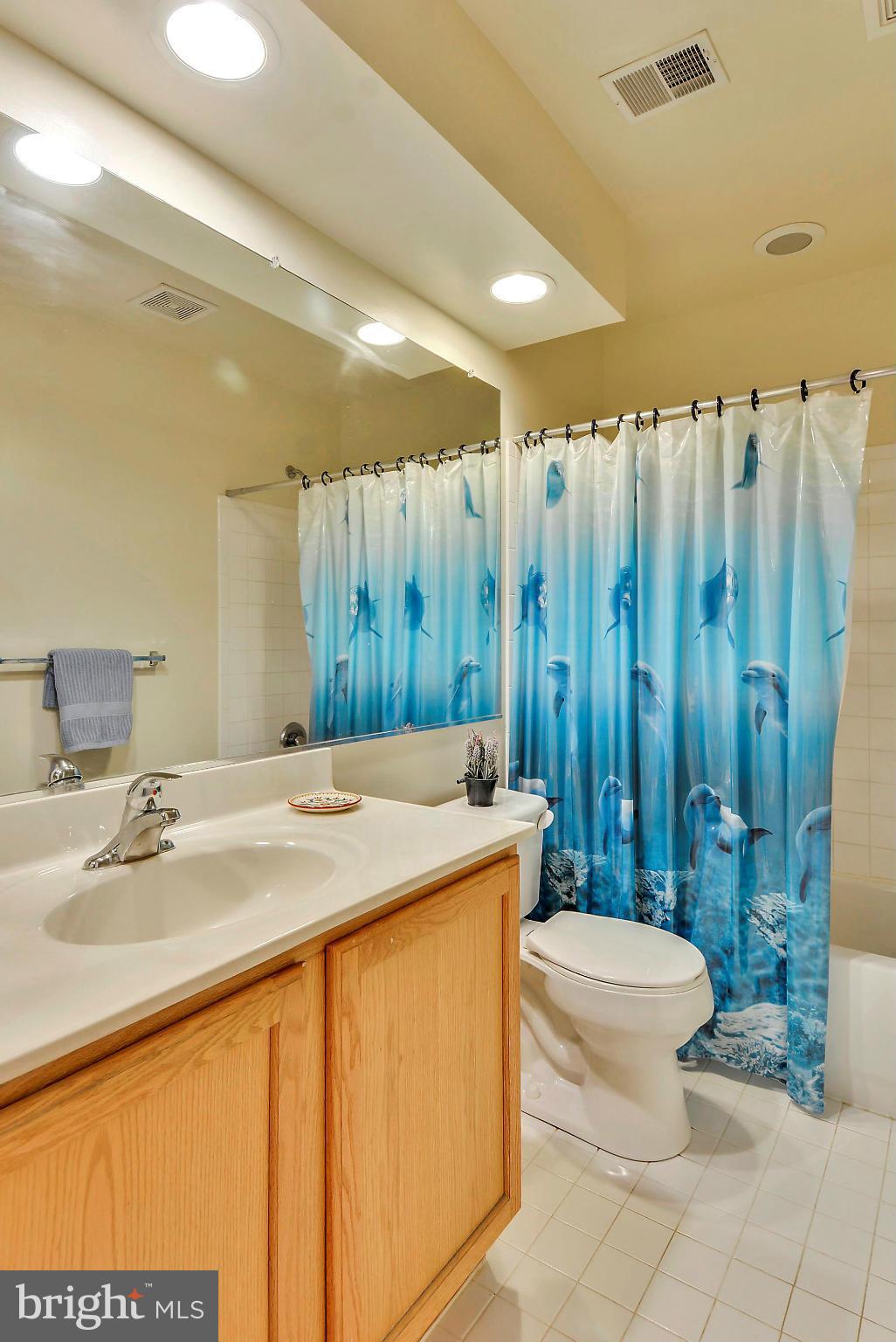 17904 Coachmans Road Germantown, MD 20874 - Photo 20 of 30 Hall Bathroom with Ceramic Tile Floor