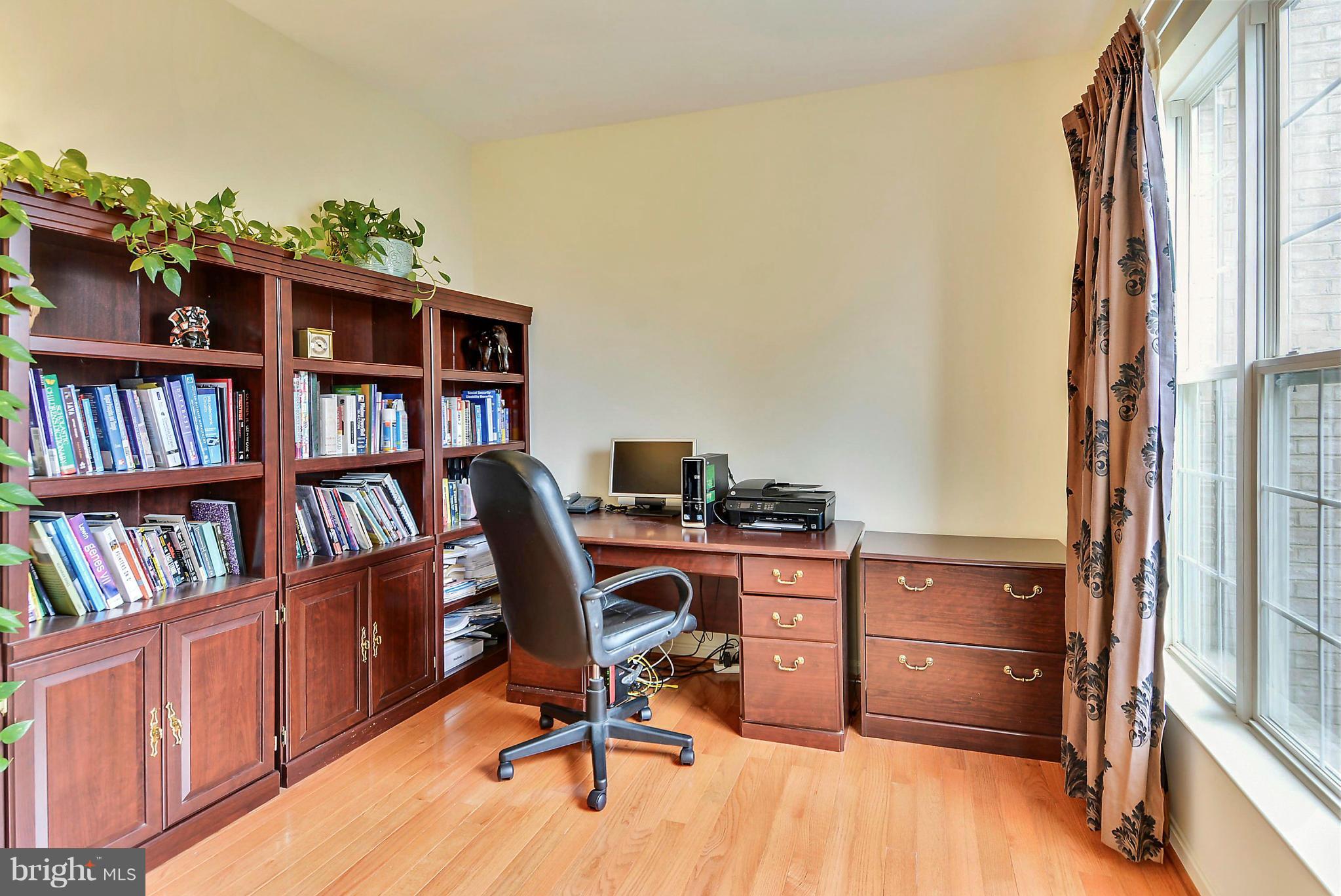 17904 Coachmans Road Germantown, MD 20874 - Photo 4 of 30 Study with Hardwood Floors