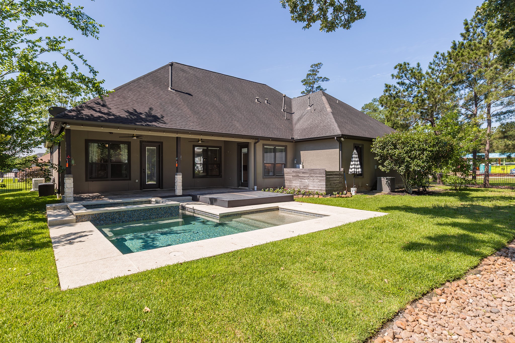 5507 Bright Timber Landing Drive Spring, TX 77386 - Photo 5 of 45 Plenty of green space with mature trees and shade