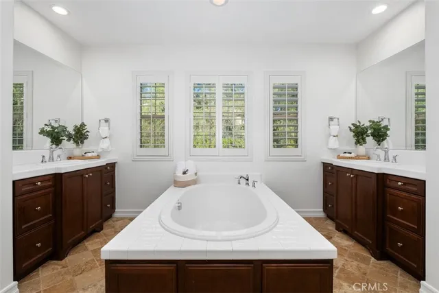 a bathroom with a sink and a bathtub