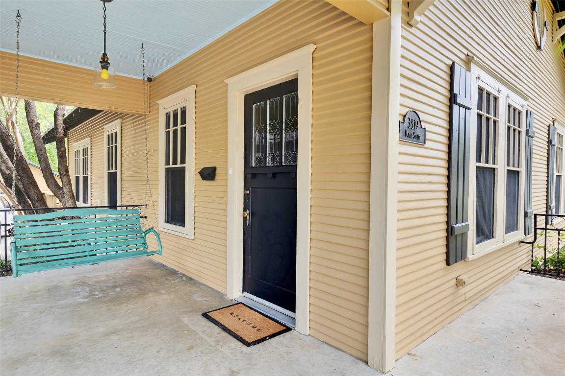 3819 Duval Street Austin, TX 78751 - Photo 1 of 1 a porch with seating space