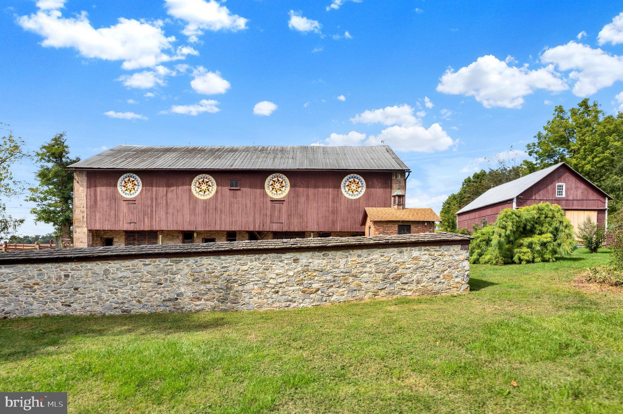 198 Blacksmith Road Oley, PA 19547 - Photo 34 of 43 Bank Barn with Walled Courtyard