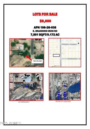 $8,500 | 0 South Branding Iron Road, Unit 38, Safford, AZ 85546